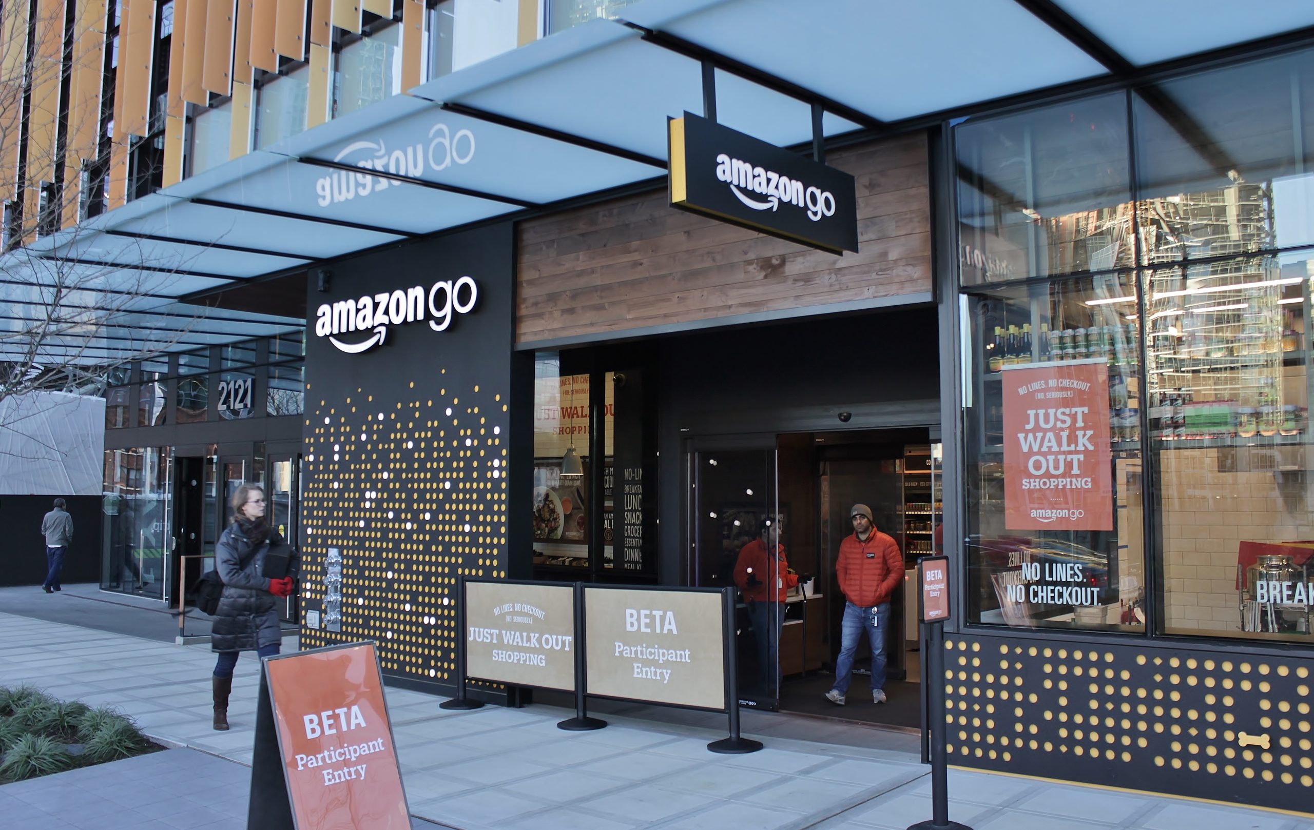 amazon-go-store Image of Amazon Go store