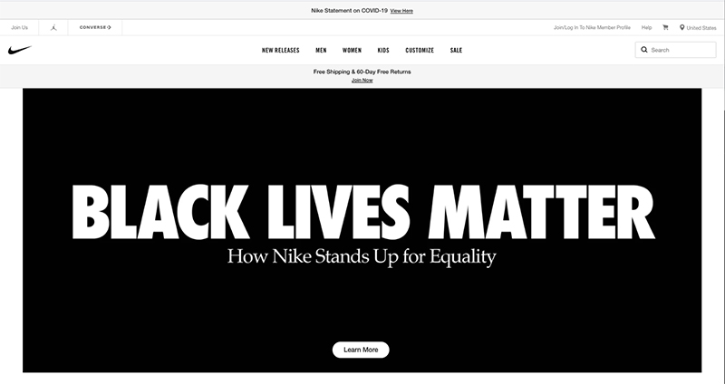 Nike Black Lives Matter Violator
